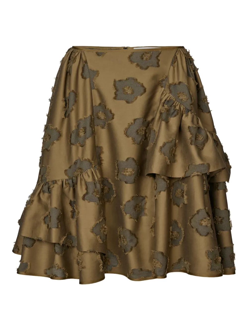 Cecilie Bahnsen Vanilla floral-embroidered skirt | Green | Image 1