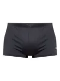 Emporio Armani logo-patch swim trunks - Black