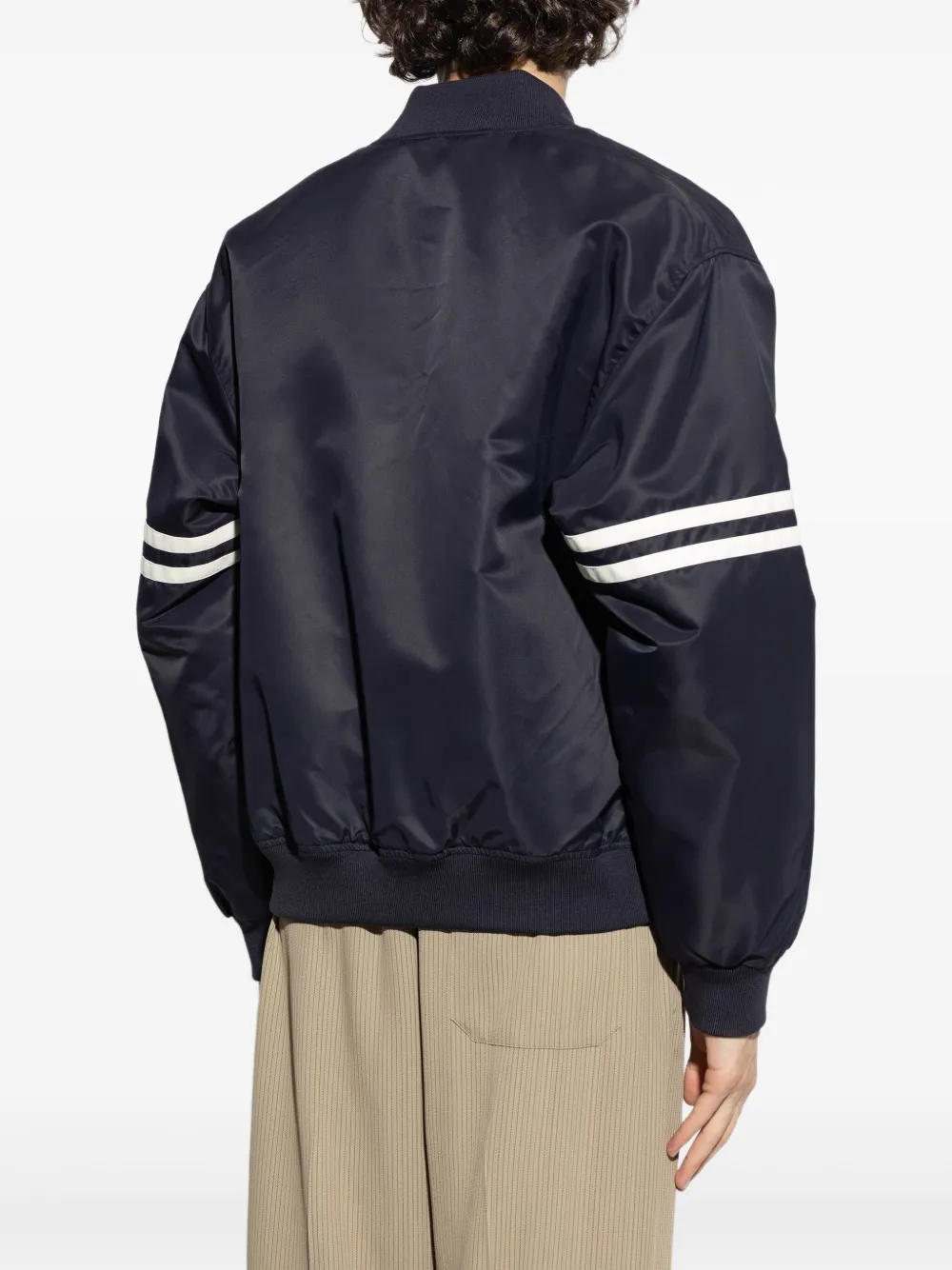 Lacoste Bomberjack met logo Blauw