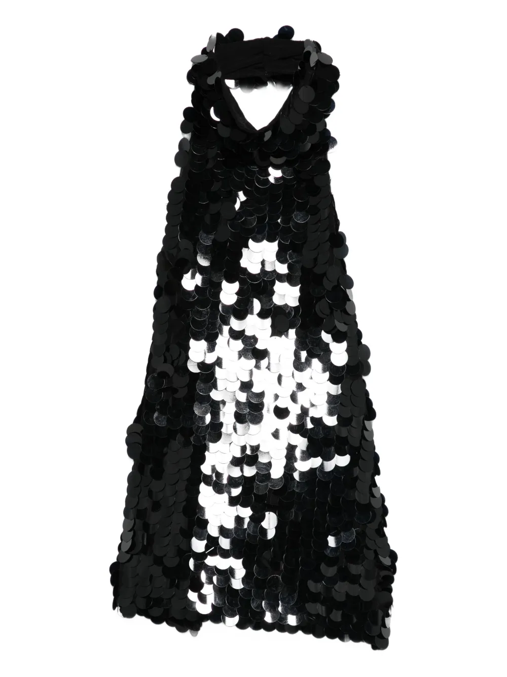 P.A.R.O.S.H. sequin-embellished halterneck top Zwart
