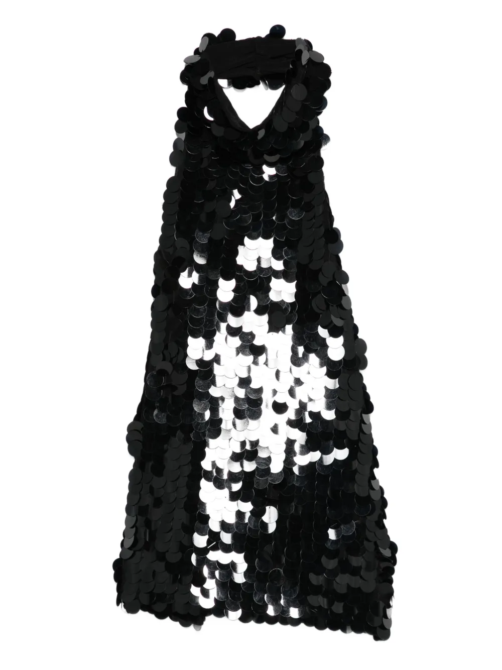 sequin-embellished halterneck top