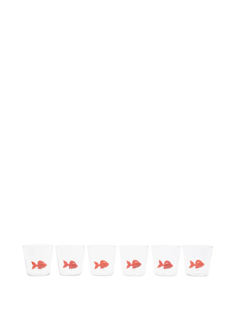 Ichendorf Milano Tumbler Red Fish グラス セット - レッド Ichendorf Milano Tumbler Red Fish グラス セット - レッド
