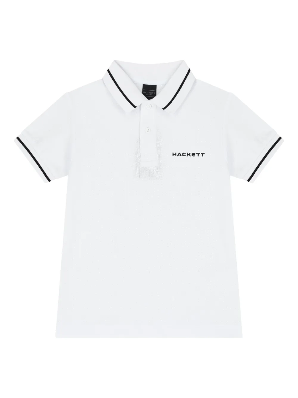 Hackett Kids ロゴ ポロシャツ - ホワイト Hackett Kids ロゴ ポロシャツ - ホワイト