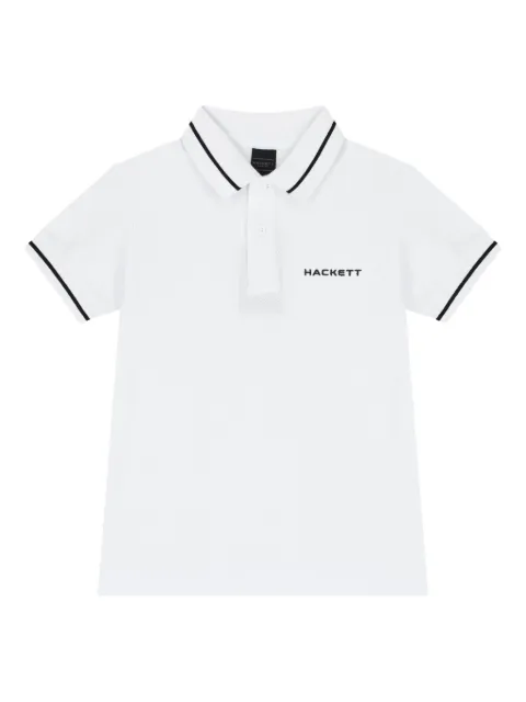 Hackett Kids cotton logo polo shirt