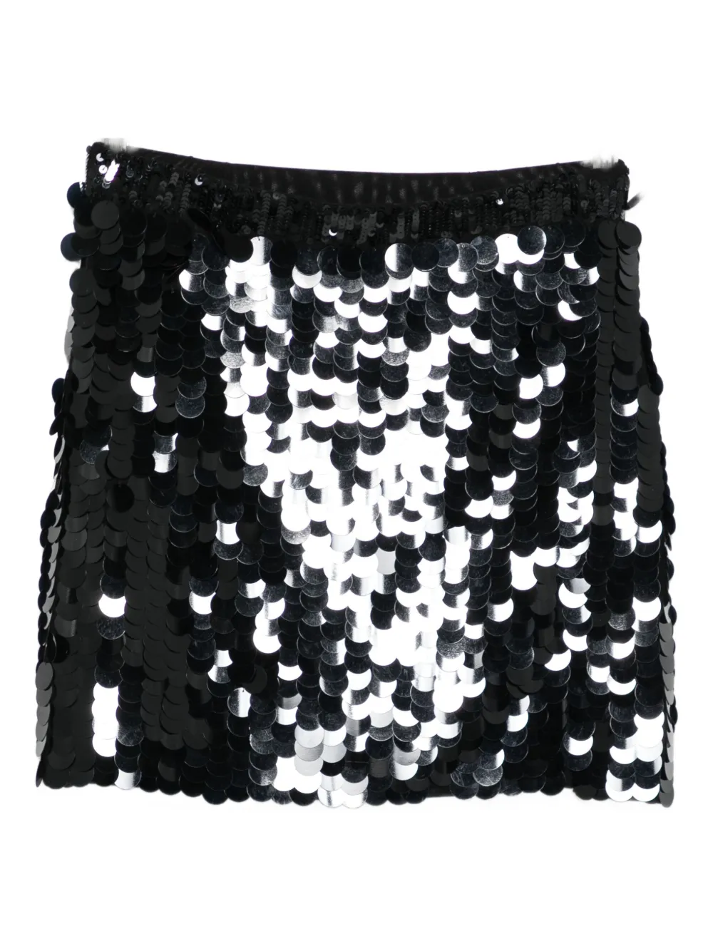 P.a.r.o.s.h Sequin-embellished Mini Skirt In Black