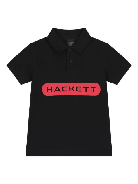 Hackett Kids cotton logo polo shirt