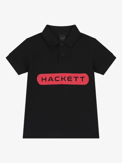 Hackett Kids cotton logo polo shirt