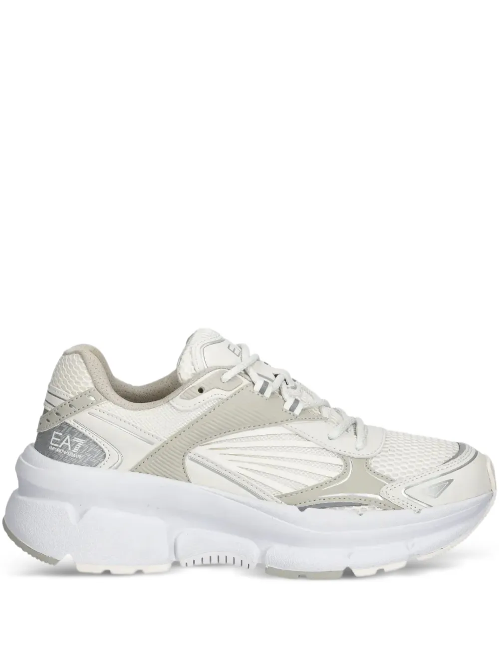 Ea7 Emporio Armani Sneakers met logoprint Wit
