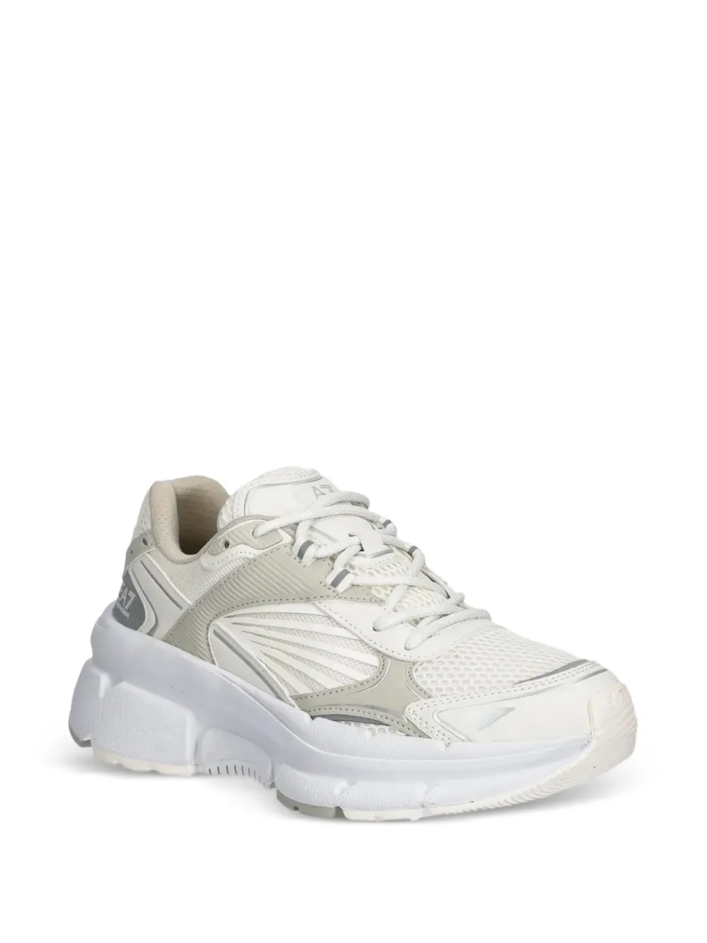 Ea7 Emporio Armani Sneakers met logoprint - Wit