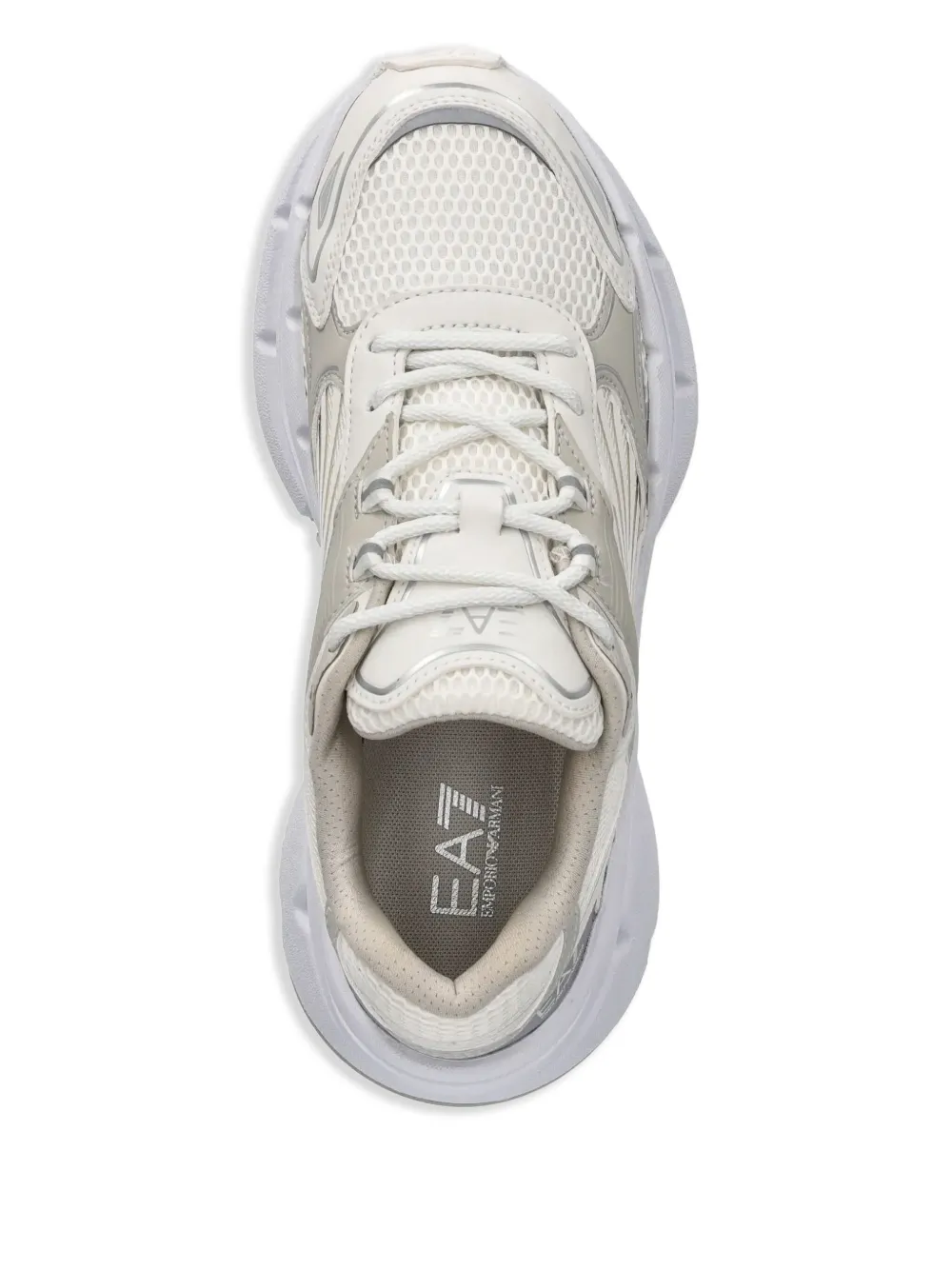 Ea7 Emporio Armani Sneakers met logoprint Wit