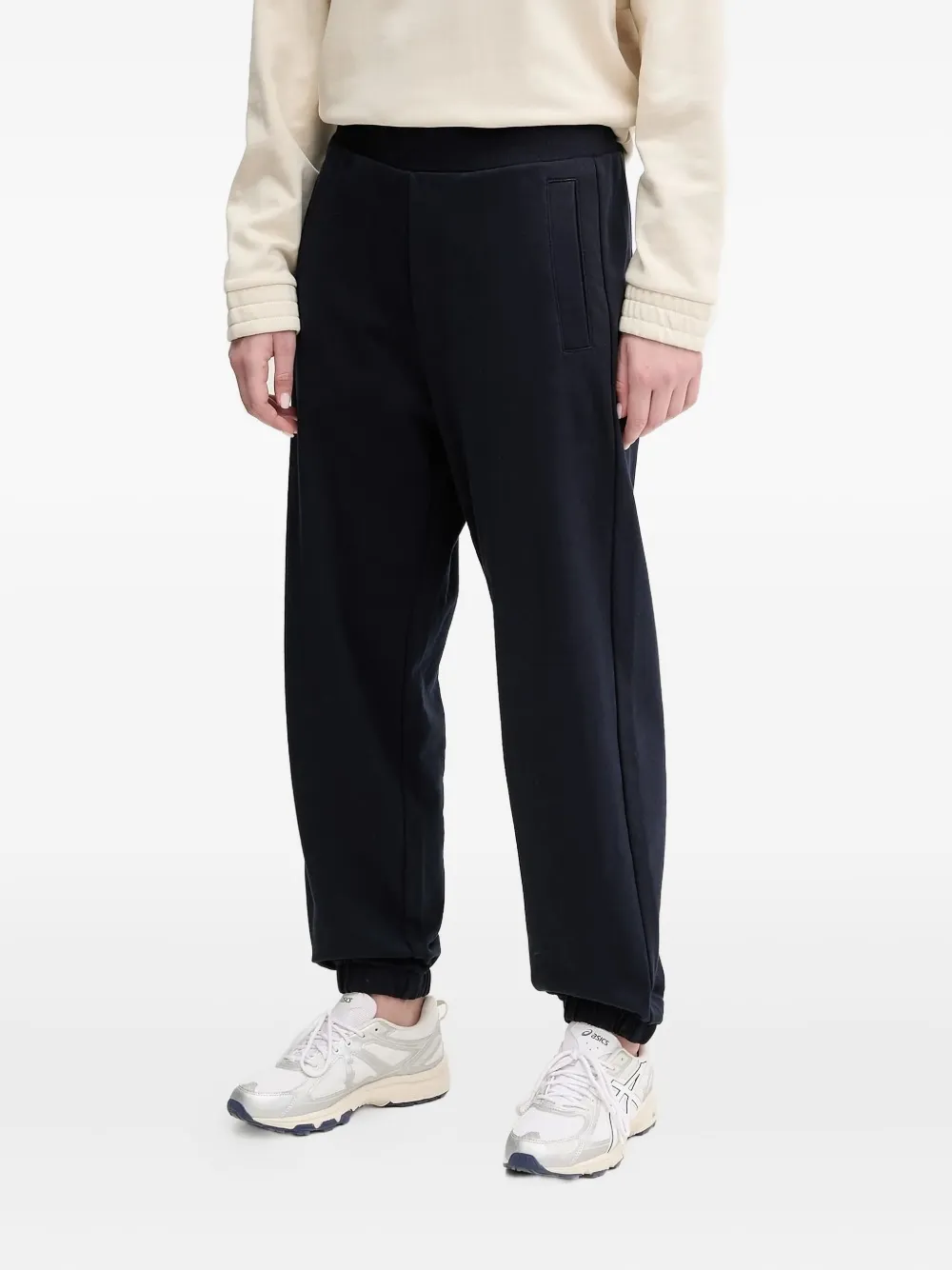 Ea7 Emporio Armani pocket-detail cuffed jumpsuit Beige