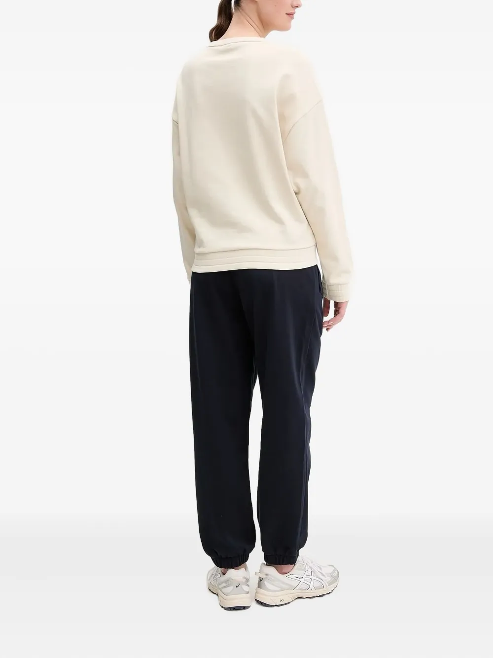 Ea7 Emporio Armani pocket-detail cuffed jumpsuit Beige