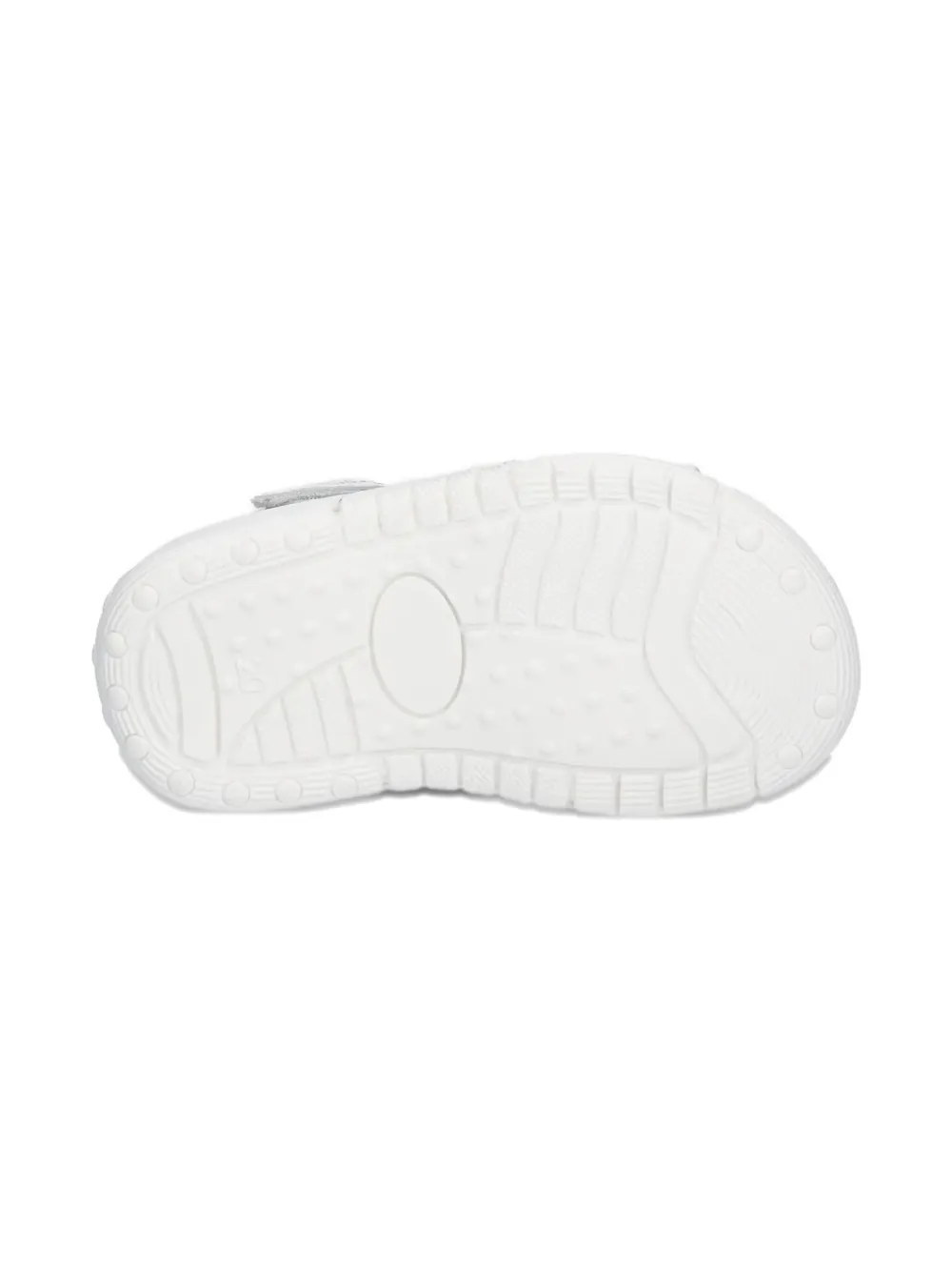 Elisabetta Franchi crystal-embellished leather sandals White