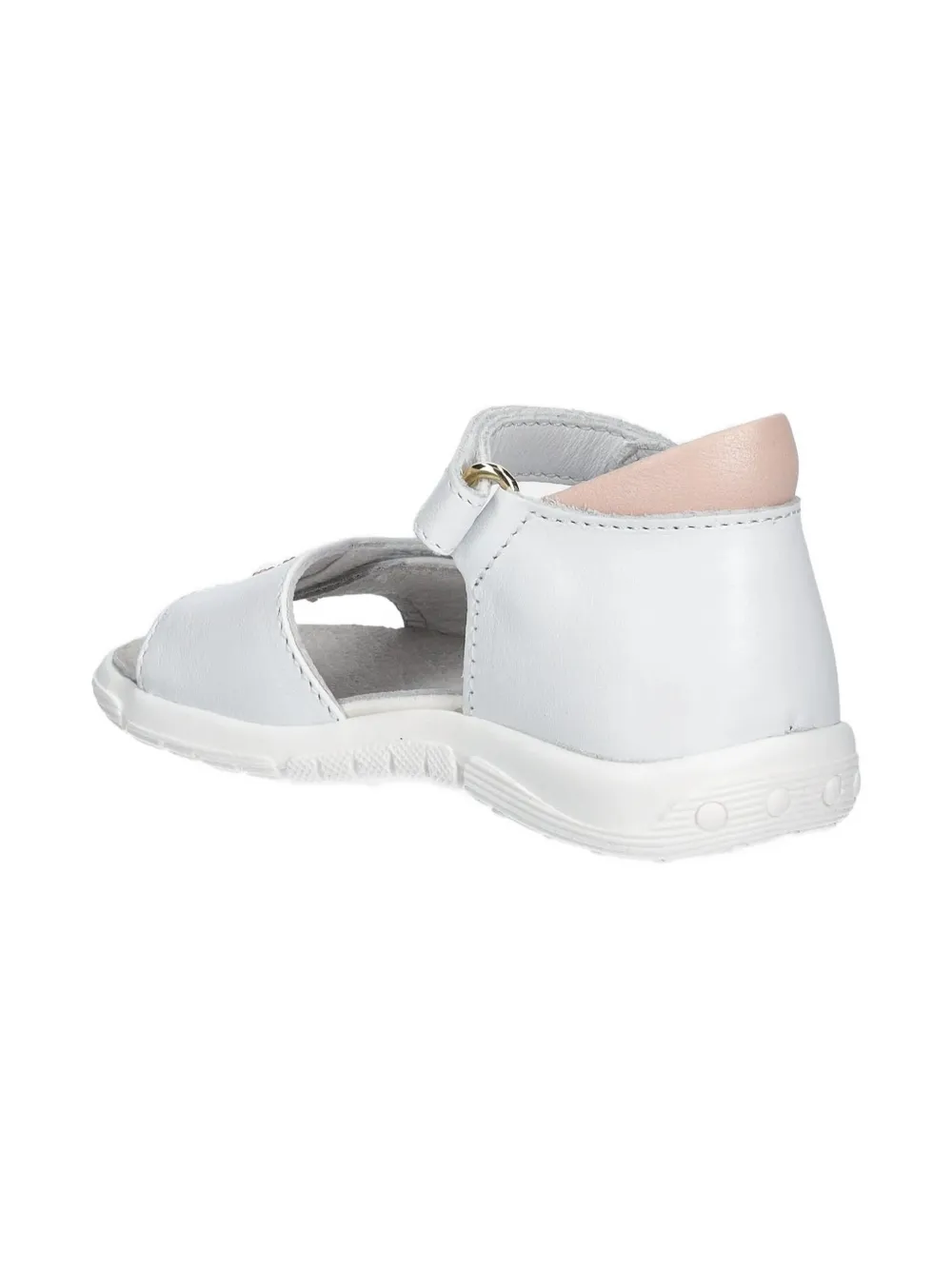 Elisabetta Franchi crystal-embellished leather sandals White