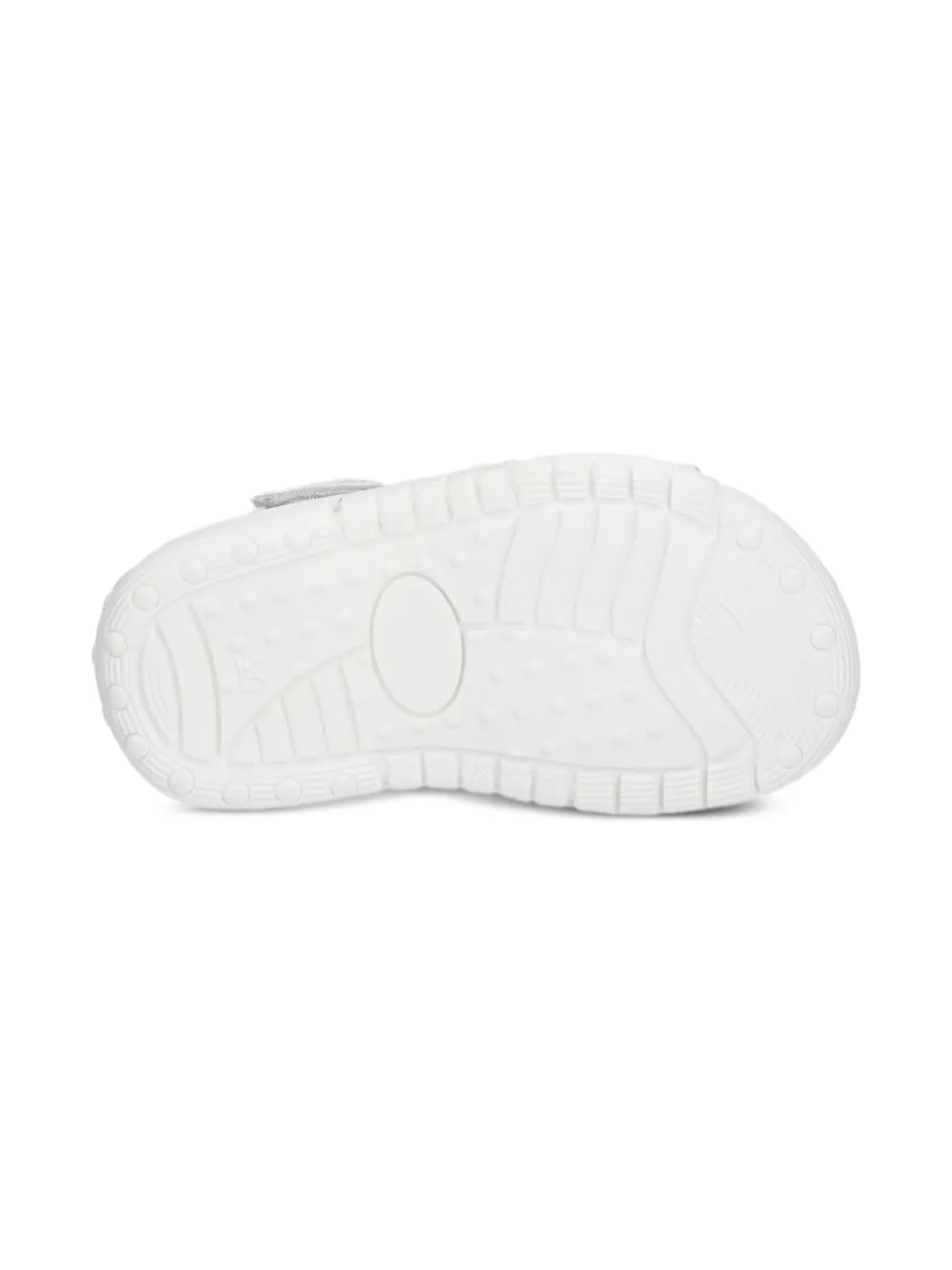Elisabetta Franchi crystal-embellished leather sandals White