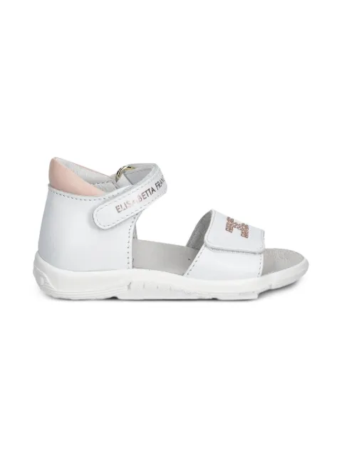 Elisabetta Franchi crystal-embellished leather sandals
