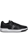 Ea7 Emporio Armani leather sneakers - Black
