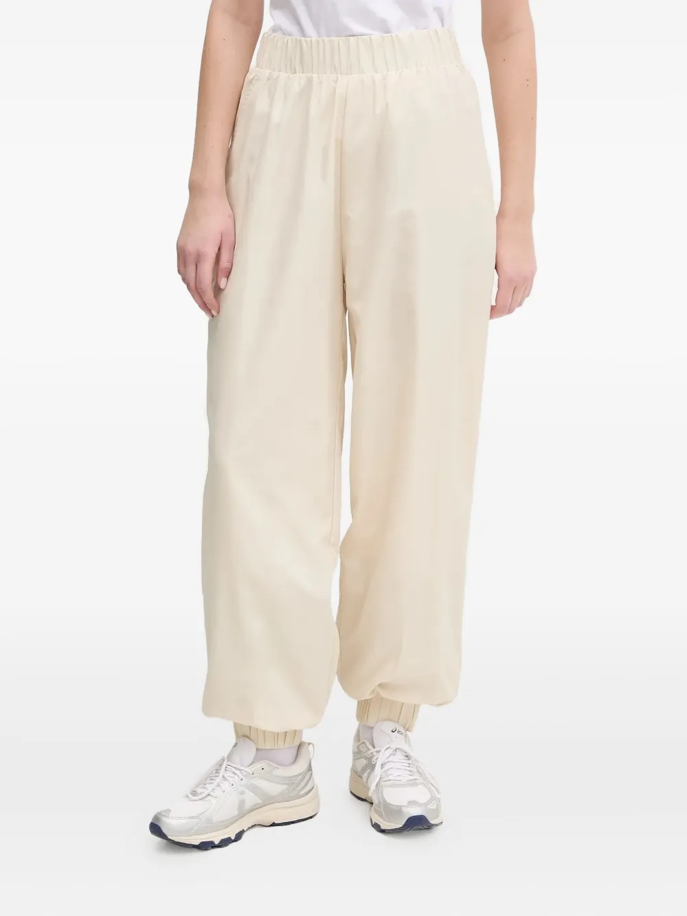 Ea7 Elastic-cuffs Tracksuit (set Of Two) In Neutral