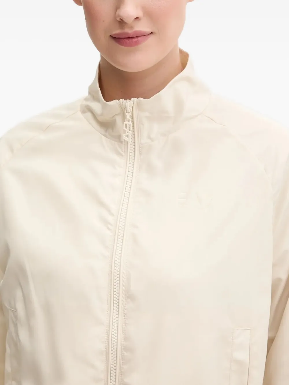 Ea7 Elastic-cuffs Tracksuit (set Of Two) In Neutral