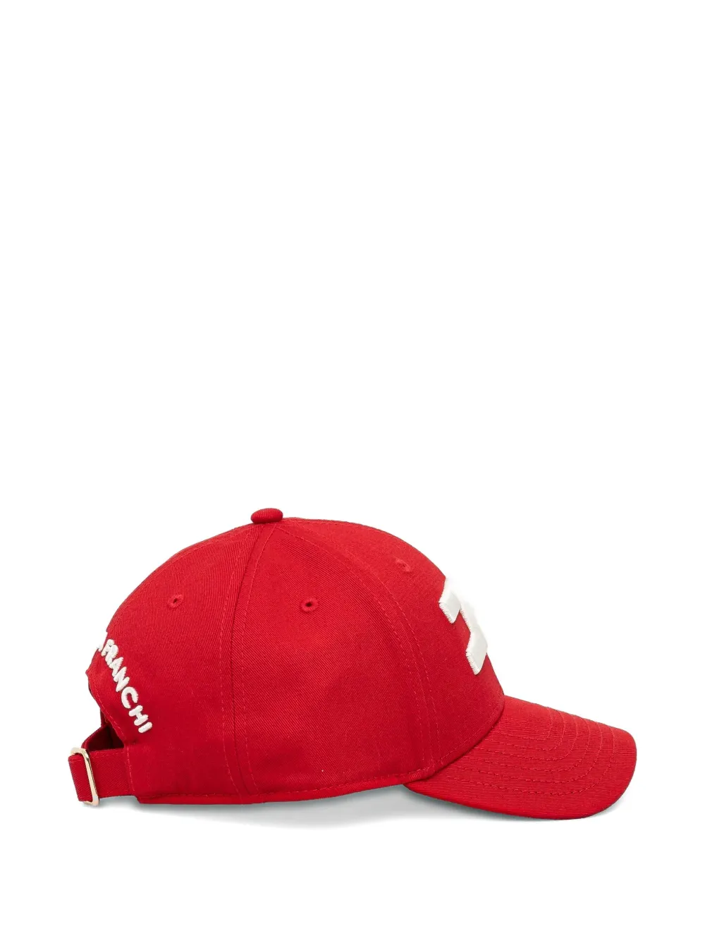 Elisabetta Franchi Honkbalpet met geborduurd logo - Rood