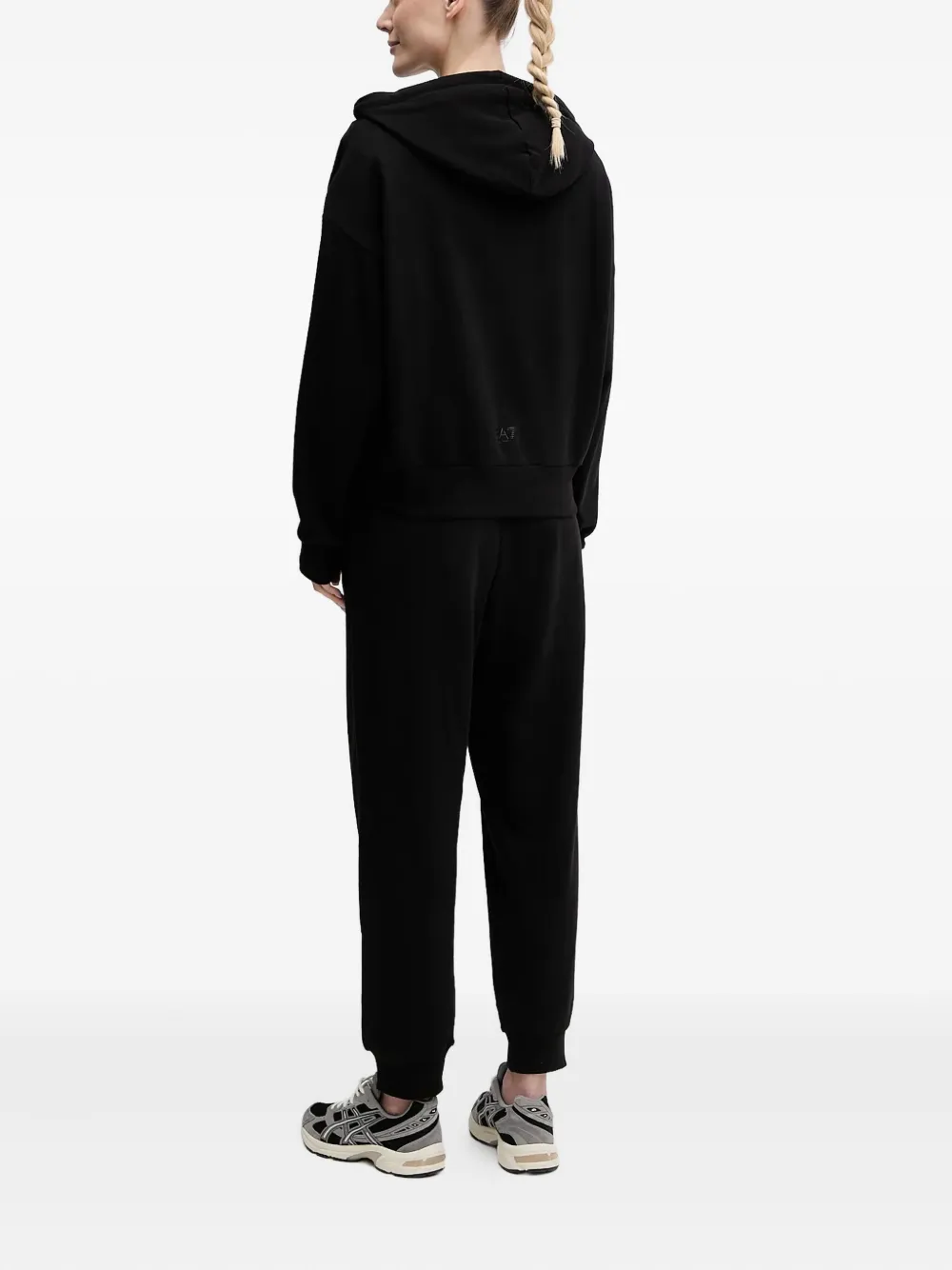 Ea7 Visibility Logo-print Tracksuit In Black