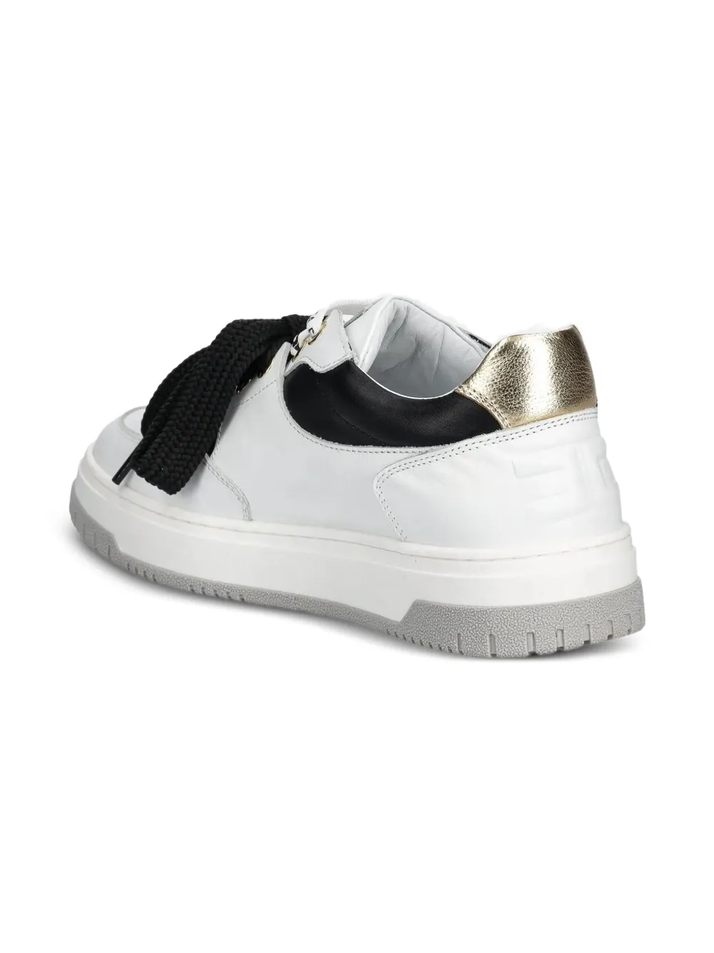 Elisabetta Franchi leather logo-embossed sneakers | Girls Shoes | Image 2