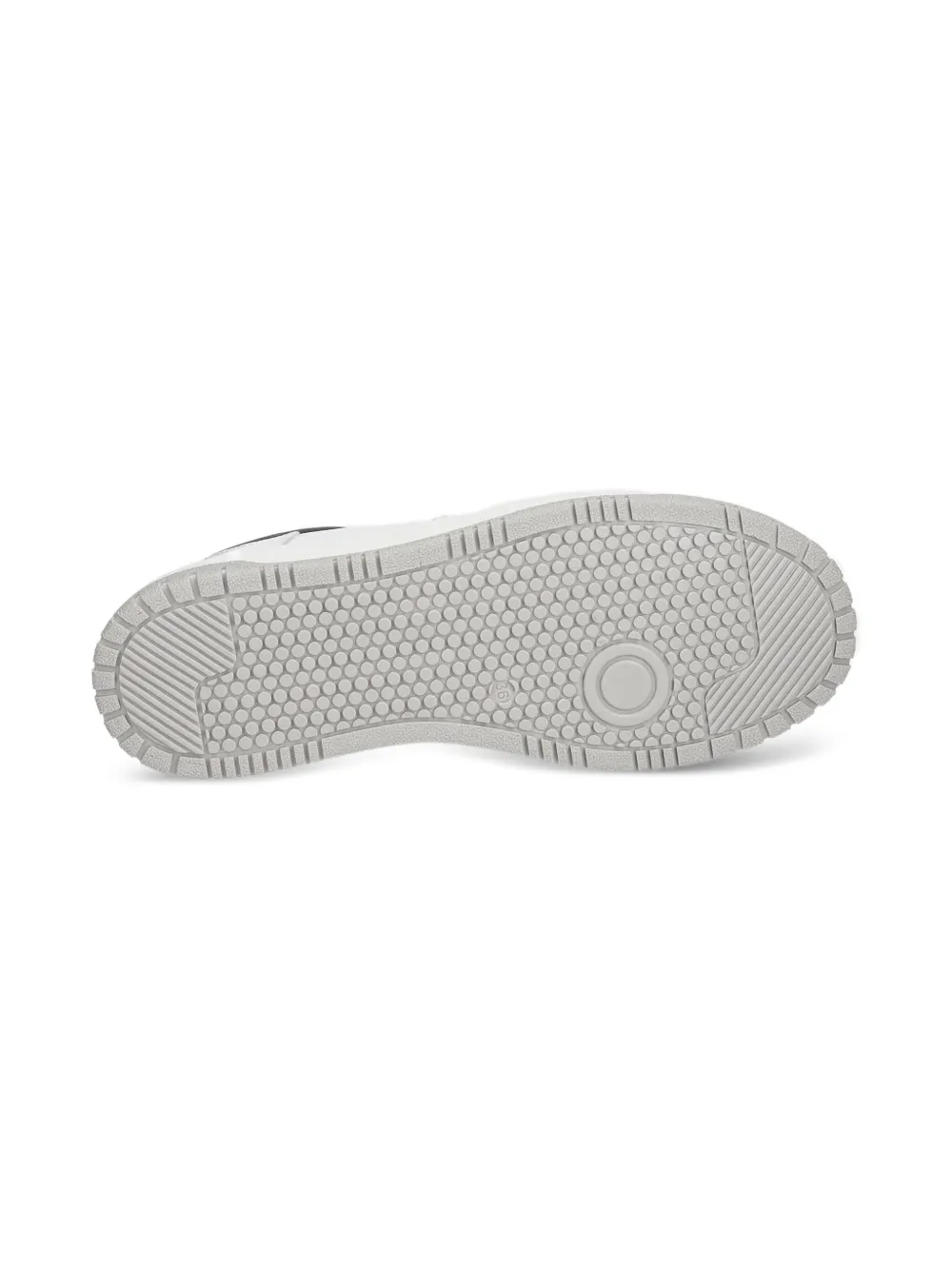 Elisabetta Franchi leather logo-embossed sneakers White