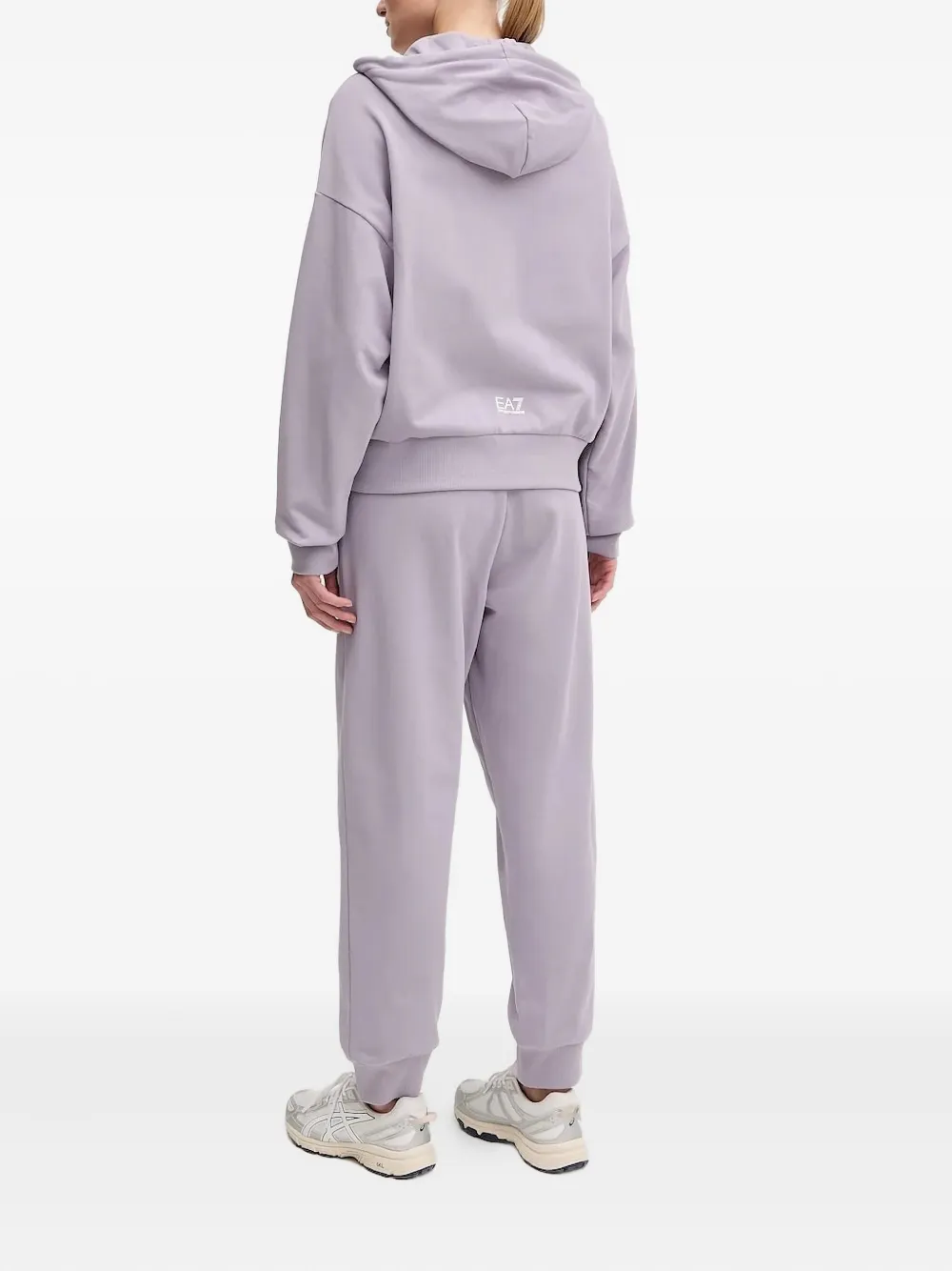 Ea7 Emporio Armani logo-detail track pants - Paars