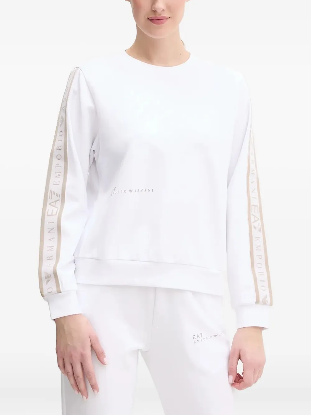 Ea7 Emporio Armani logo-detail tracksuit - ホワイト Ea7 Emporio Armani logo-detail tracksuit - ホワイト