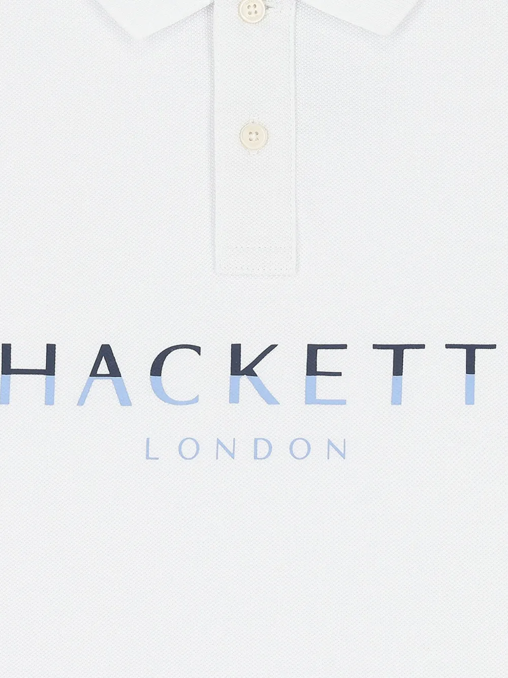 Hackett Kids Poloshirt met logo Wit