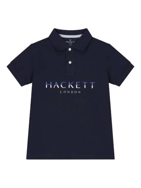 Hackett Kids playera tipo polo de algodón con logo