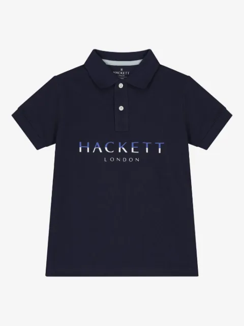 Hackett Kids cotton logo polo shirt