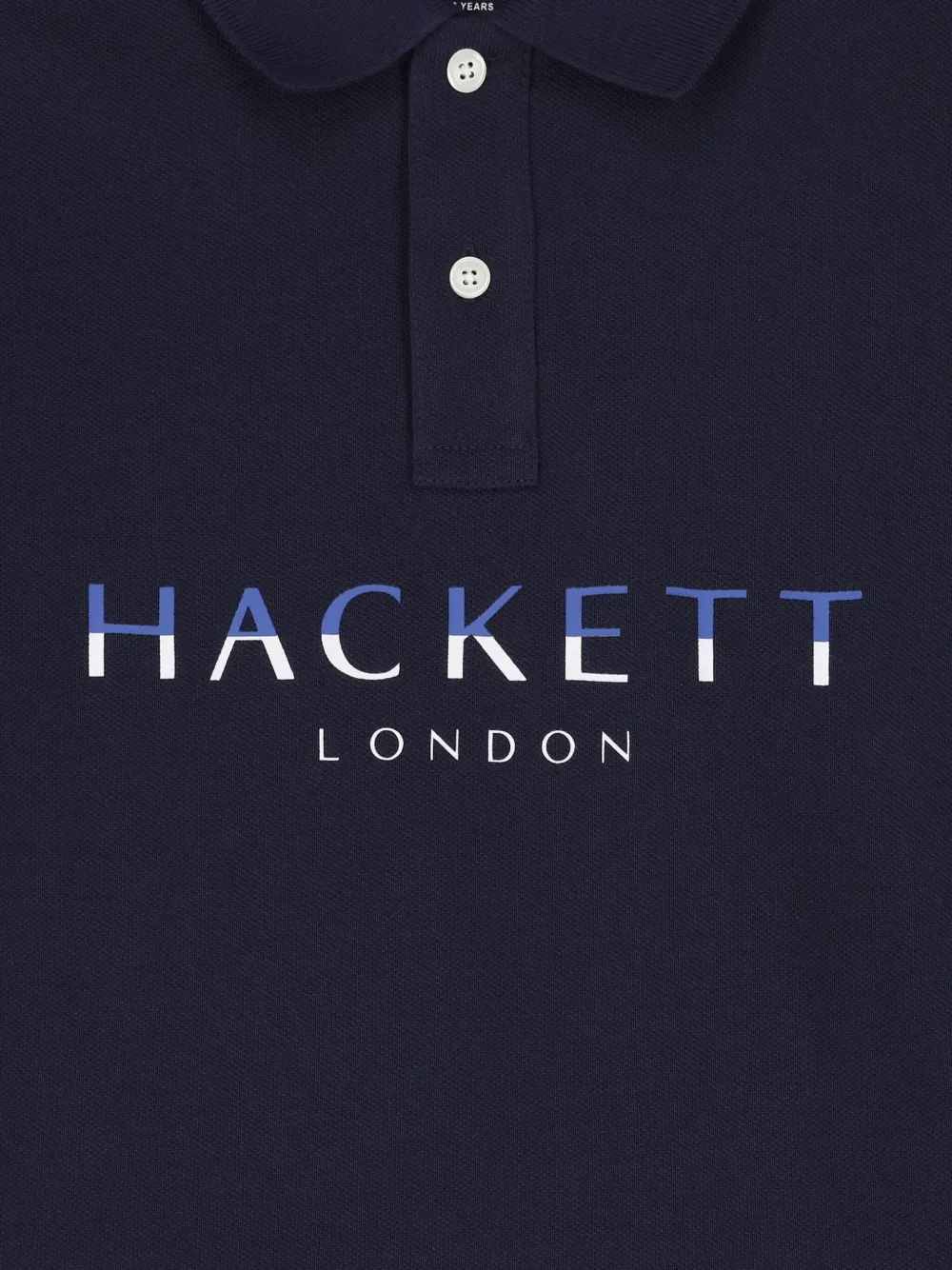 Hackett Kids Katoenen poloshirt met logo Blauw