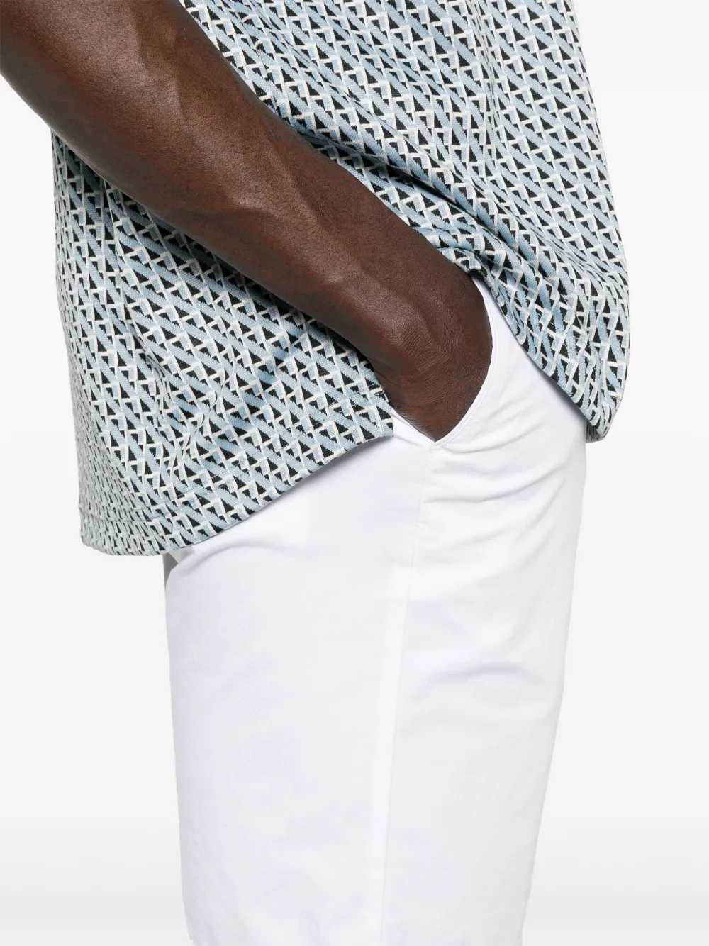Briglia 1949 Gabardine shorts Wit