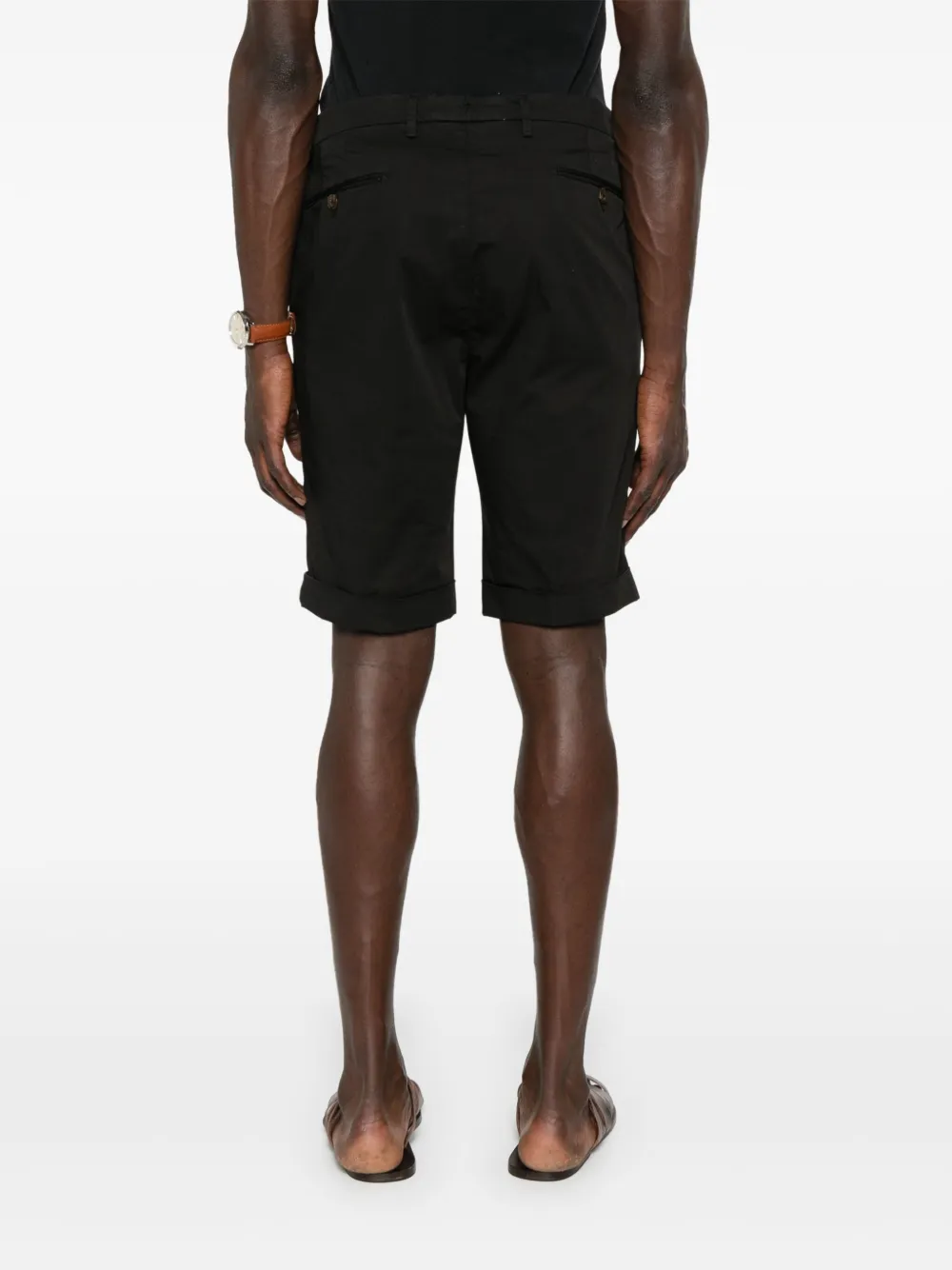 Briglia 1949 Gabardine shorts Zwart
