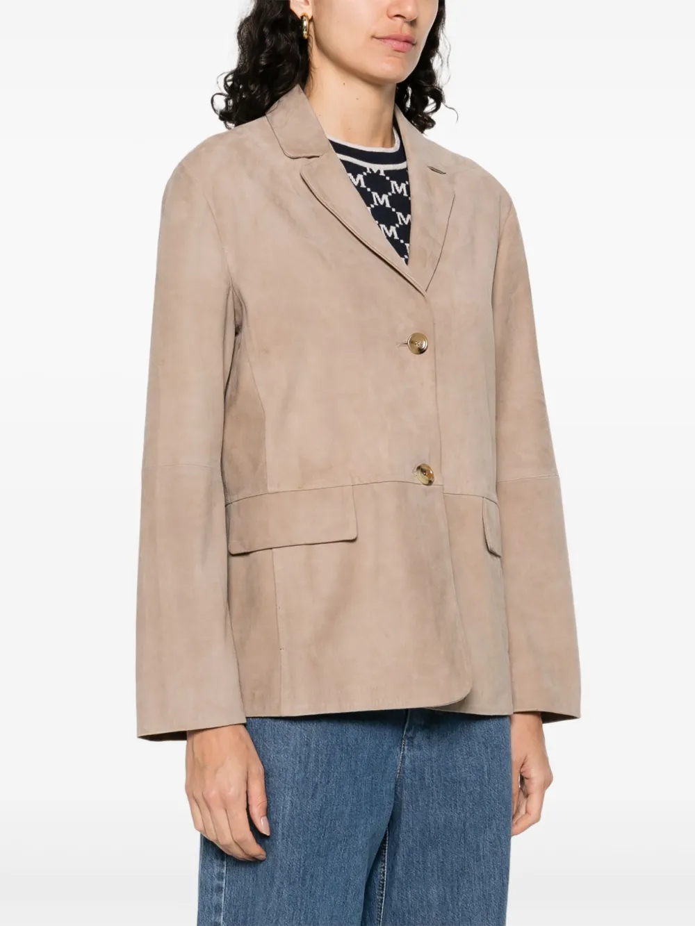 'S Max Mara Suède jack Beige