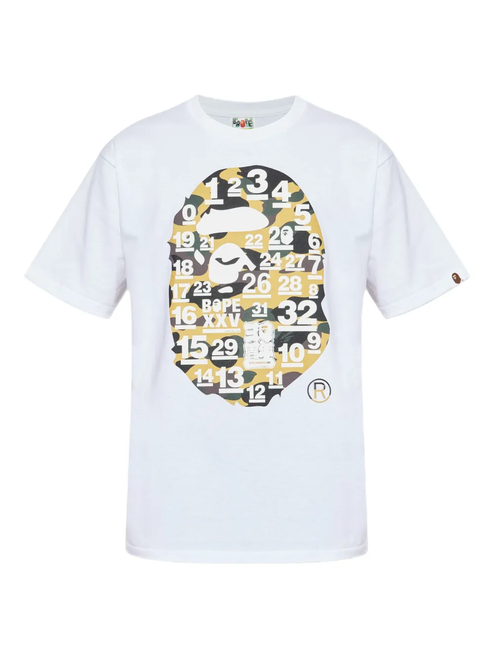 A BATHING APE® 32nd Anniv. Big Ape Head T-shirt - ホワイト A BATHING APE® 32nd Anniv. Big Ape Head T-shirt - ホワイト