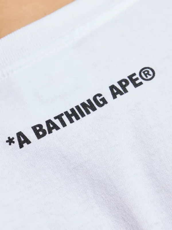 A BATHING APE® 32nd Anniv. Big Ape Head T-shirt | White | FARFETCH