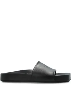 Balenciaga BB ロゴ サンダル | ブラック | FARFETCH JP