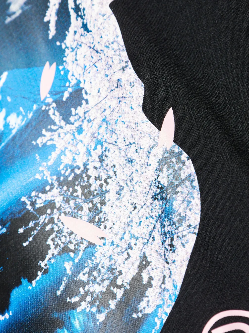 A BATHING APE Sakura T-shirt Zwart