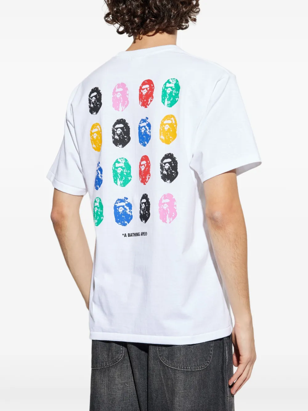 A BATHING APE 32nd Anniversary Bathing Monkey T-shirt Wit