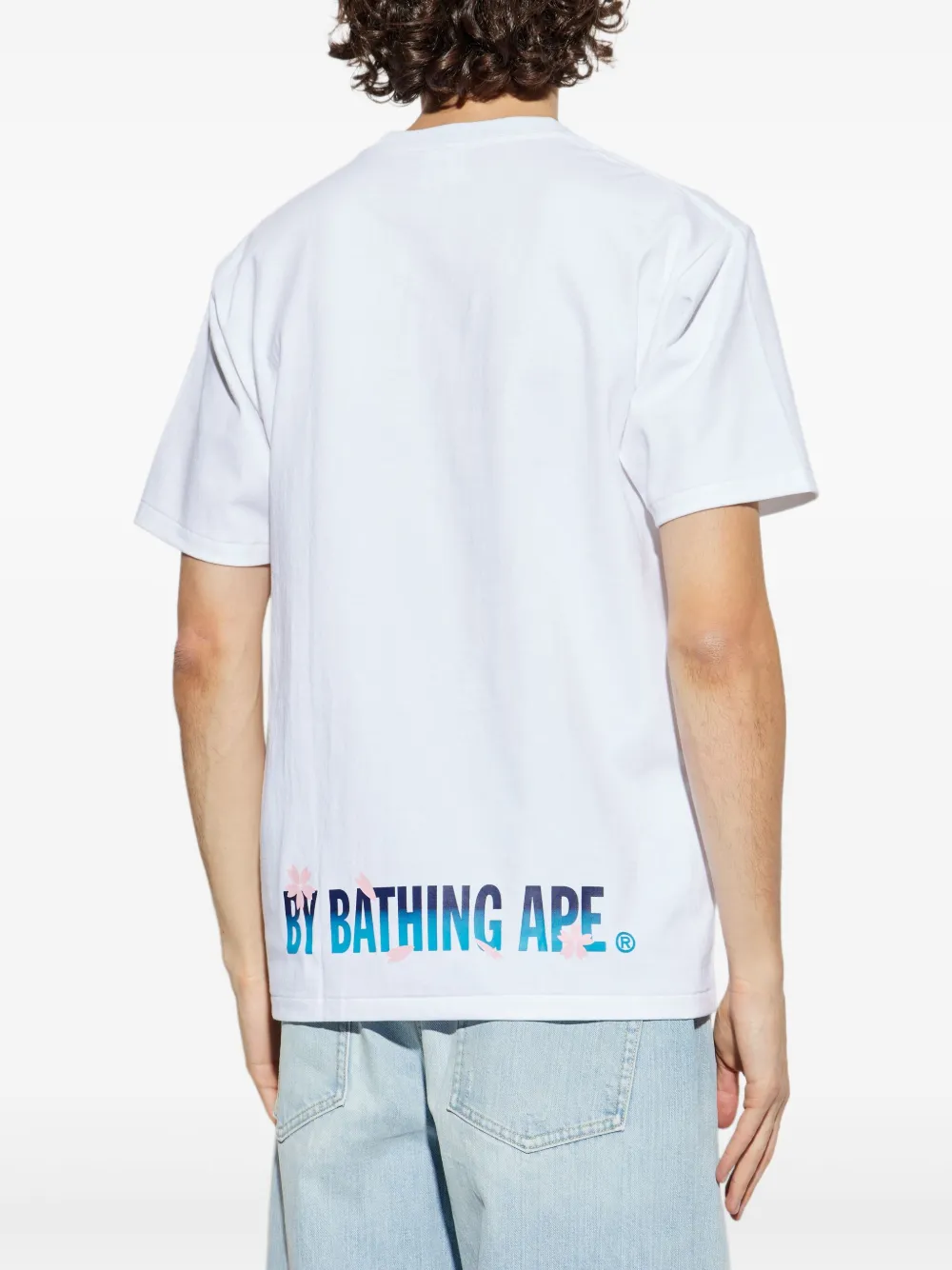 A BATHING APE Sakura T-shirt Wit