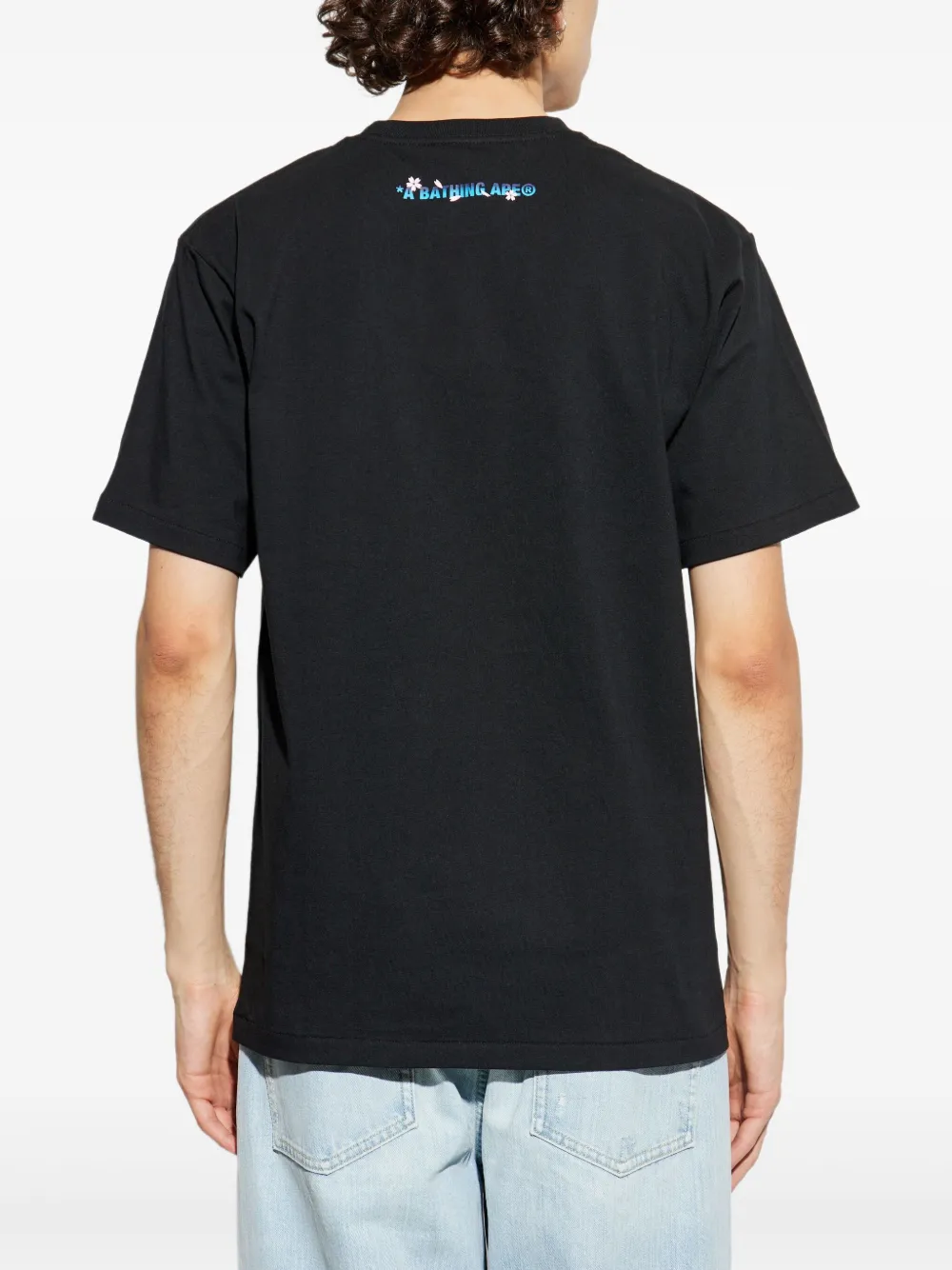 A BATHING APE Katoenen T-shirt Zwart