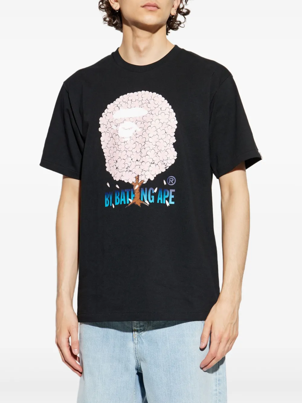 A BATHING APE Katoenen T-shirt Zwart