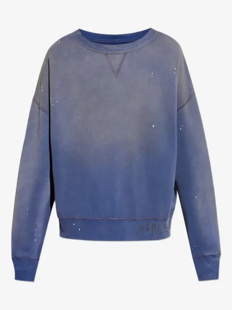 Maison Margiela sudadera con logo estampado