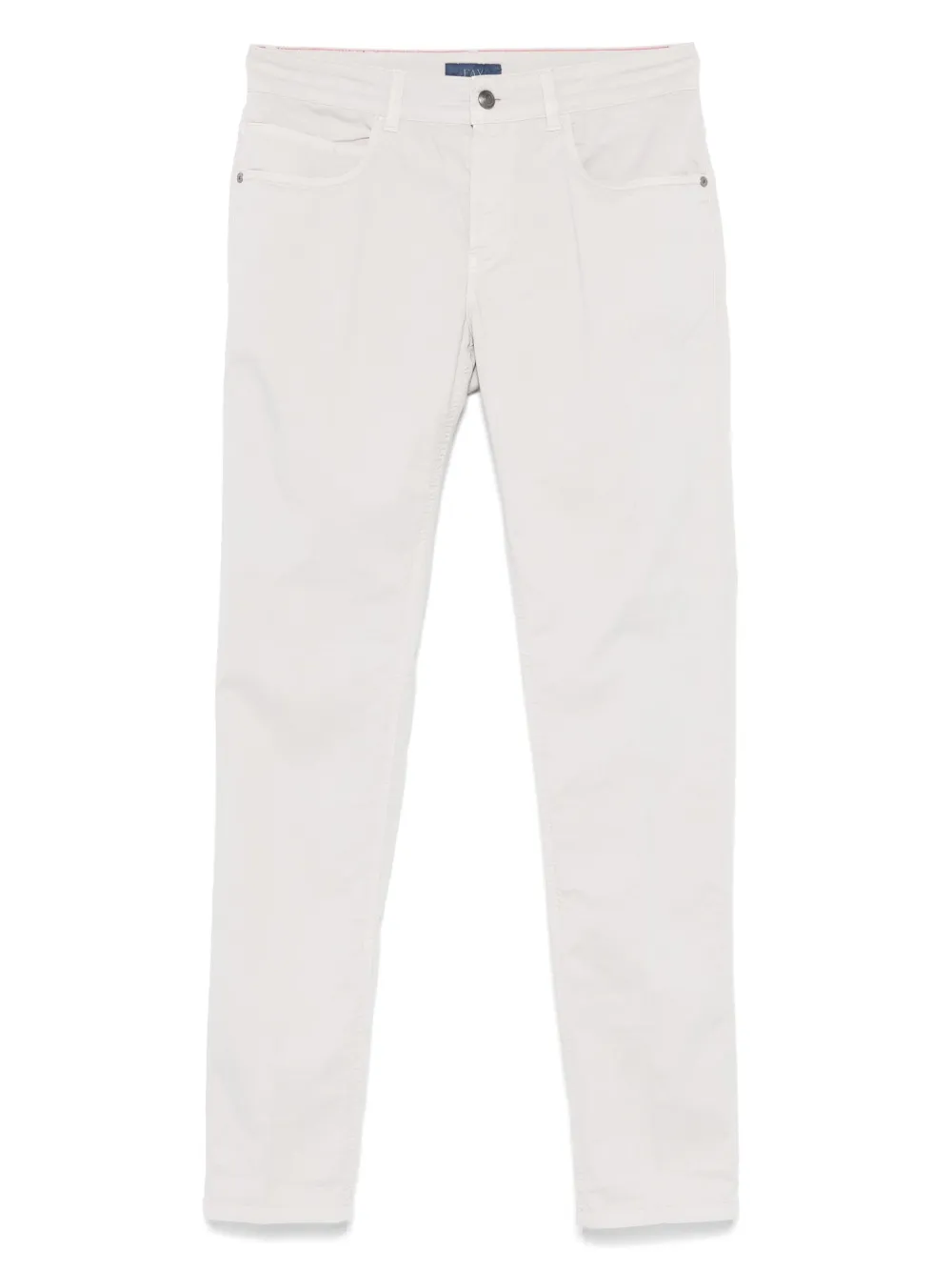 Fay logo-patch trousers | Grey | Image 1