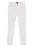 Fay logo-patch trousers - Grey