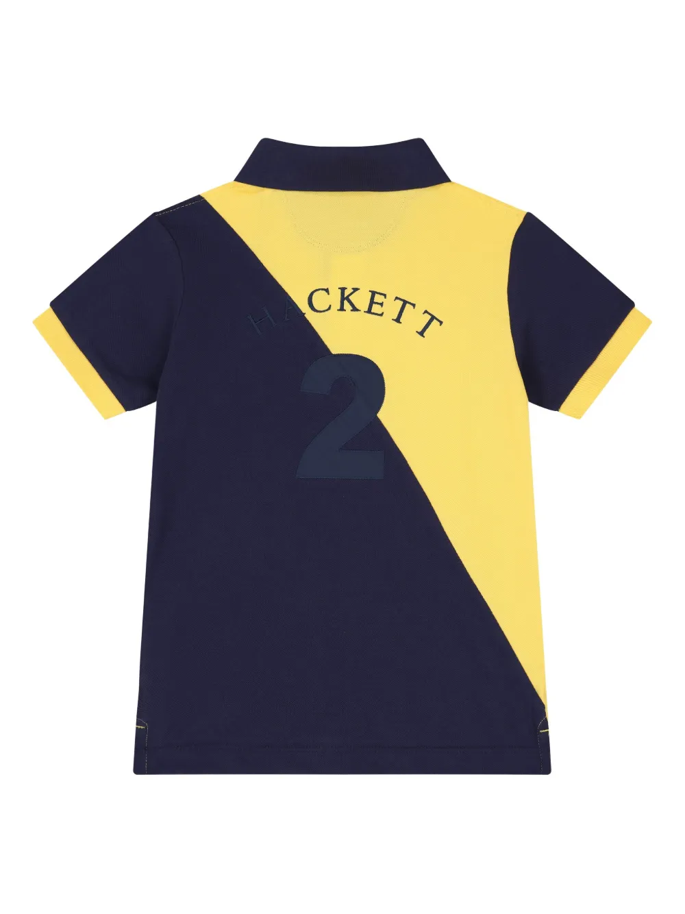 Hackett Kids Poloshirt met logo Geel