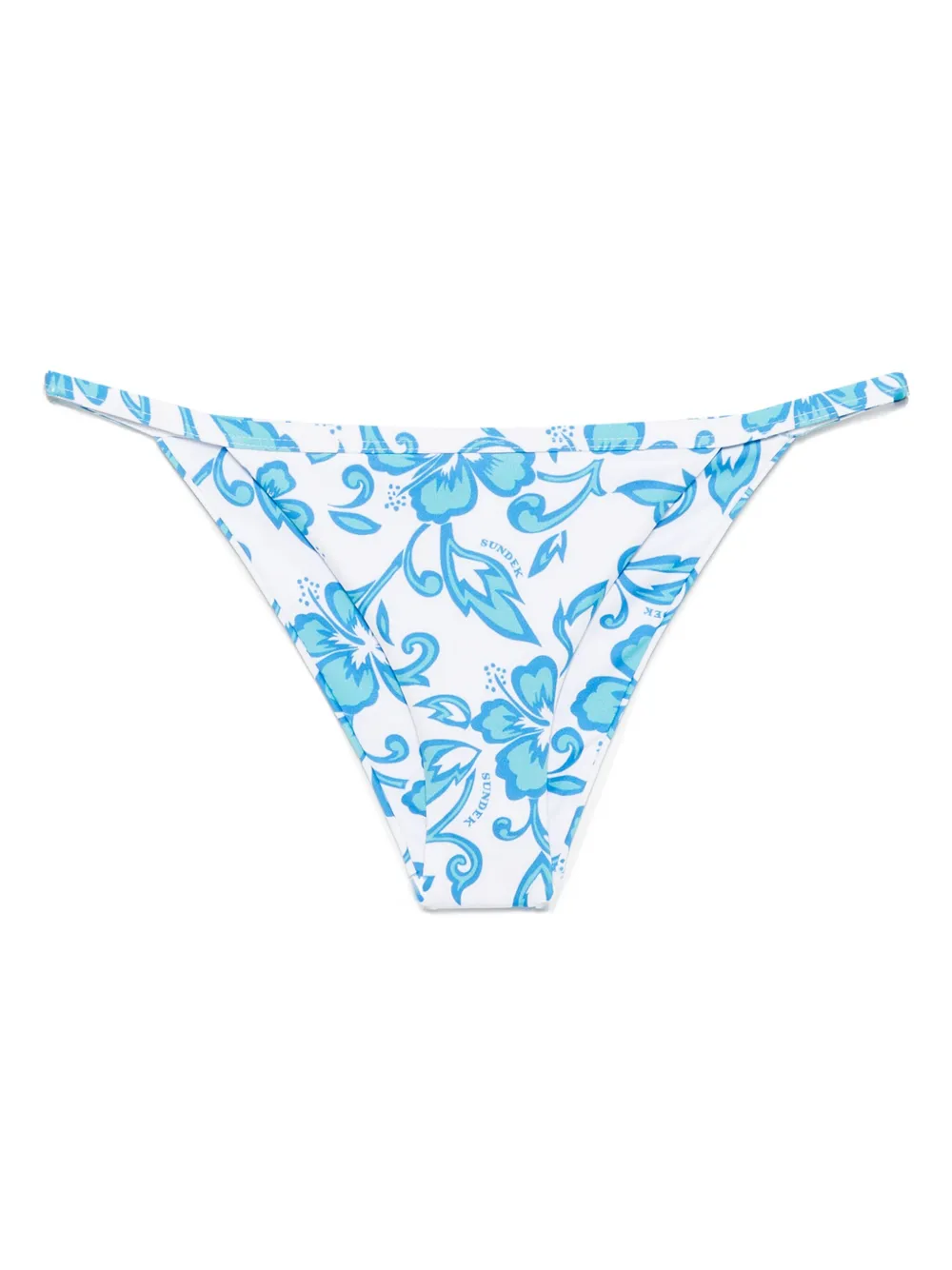 Sundek floral-print bikini bottoms - ホワイト Sundek floral-print bikini bottoms - ホワイト