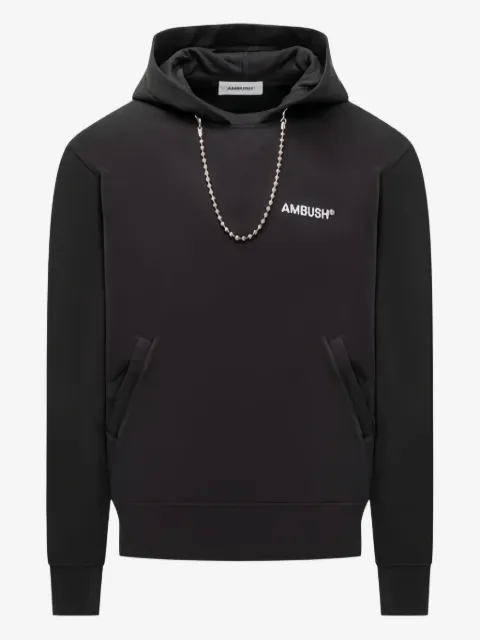 AMBUSH hoodie con detalle de cadena